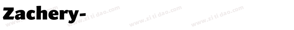 Zachery字体转换