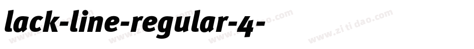 lack-line-regular-4字体转换