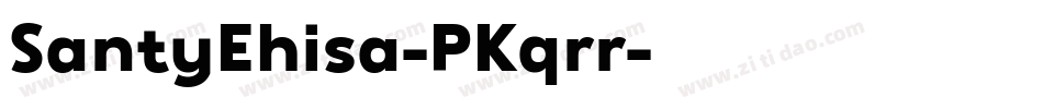 SantyEhisa-PKqrr字体转换