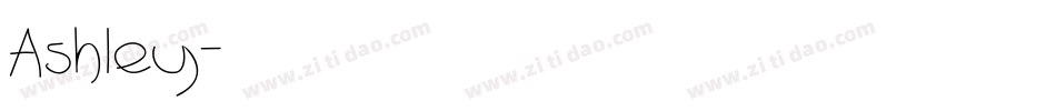 Ashley字体转换