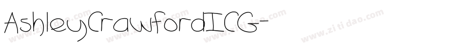 AshleyCrawfordICG字体转换