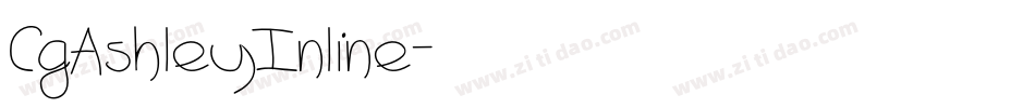 CgAshleyInline字体转换