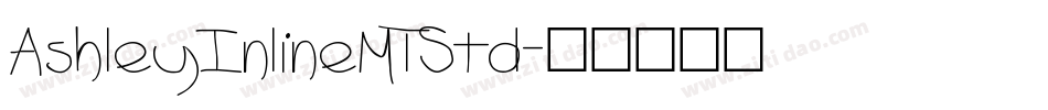 AshleyInlineMTStd字体转换