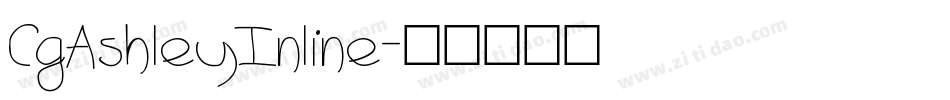 CgAshleyInline字体转换