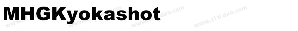 MHGKyokashot字体转换