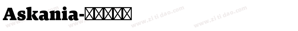 Askania字体转换
