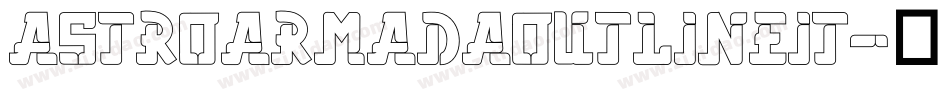 AstroArmadaOutlineIt字体转换