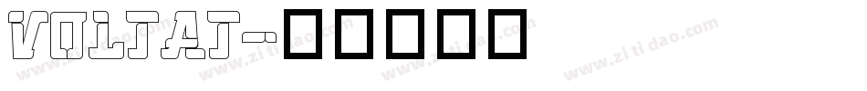 VoltaT字体转换