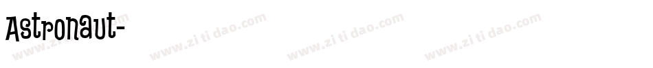 Astronaut字体转换