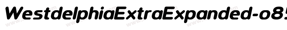 WestdelphiaExtraExpanded-o85o字体转换