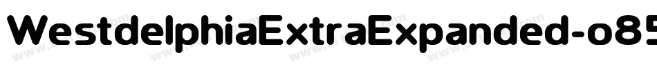 WestdelphiaExtraExpanded-o85o字体转换