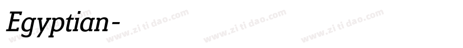 Egyptian字体转换