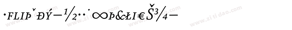 Whitney-BookItalicSC字体转换