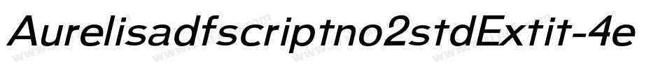Aurelisadfscriptno2stdExtit-4eXK字体转换