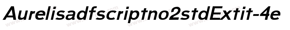 Aurelisadfscriptno2stdExtit-4eXK字体转换