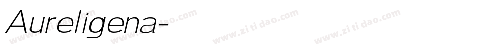 Aureligena字体转换