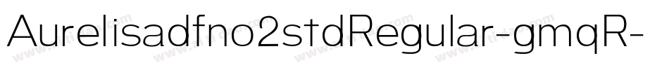 Aurelisadfno2stdRegular-gmqR字体转换