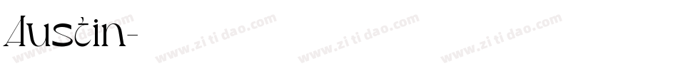 Austin字体转换