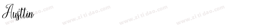 Austtin字体转换