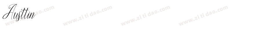 Austtin字体转换