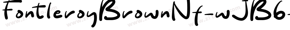 FontleroyBrownNf-wJB6字体转换