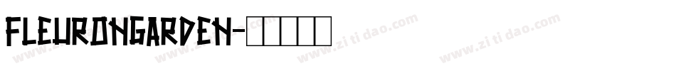 FleuronGarden字体转换