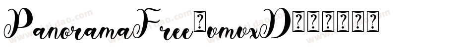 PanoramaFree-vmvxD字体转换 PanoramaFree-vmvxD字体转换