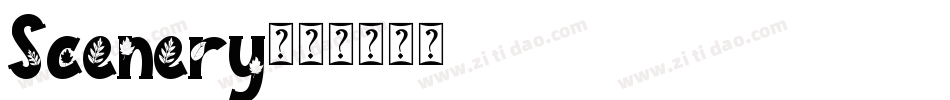 Scenery字体转换
