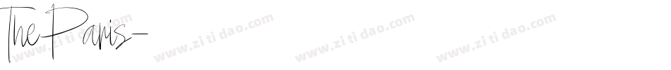 TheParis字体转换