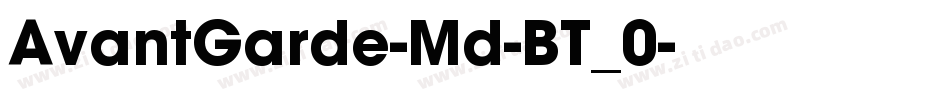 AvantGarde-Md-BT_0字体转换