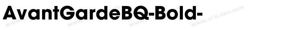 AvantGardeBQ-Bold字体转换