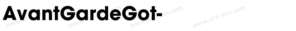 AvantGardeGot字体转换