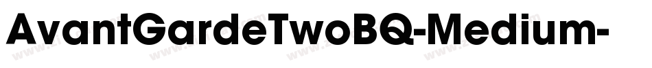 AvantGardeTwoBQ-Medium字体转换