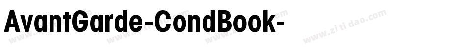 AvantGarde-CondBook字体转换 AvantGarde-CondBook字体转换