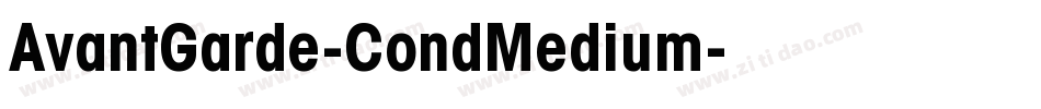AvantGarde-CondMedium字体转换 AvantGarde-CondMedium字体转换