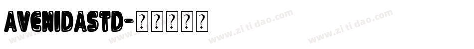 AvenidaStd字体转换