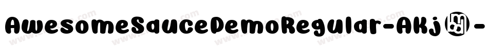 AwesomeSauceDemoRegular-AKj6字体转换