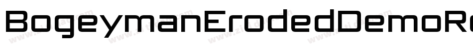 BogeymanErodedDemoRegular-ZjRx字体转换
