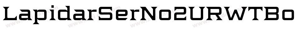 LapidarSerNo2URWTBol字体转换