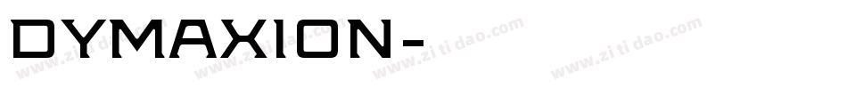 DYMAXION字体转换
