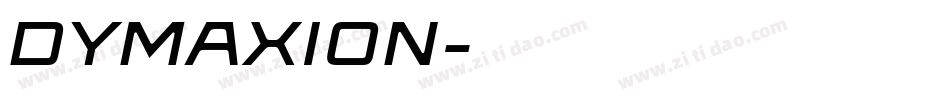 DYMAXION字体转换