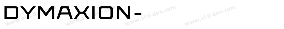 DYMAXION字体转换