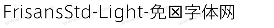 FrisansStd-Light字体转换