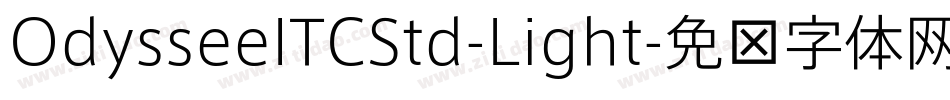 OdysseeITCStd-Light字体转换