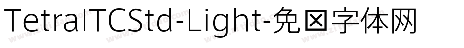 TetraITCStd-Light字体转换