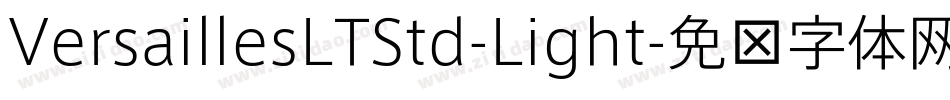 VersaillesLTStd-Light字体转换