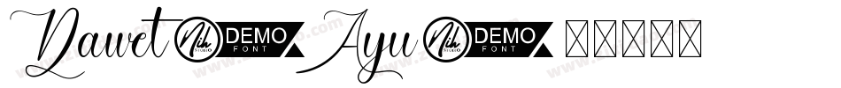 Dawet-Ayu字体转换