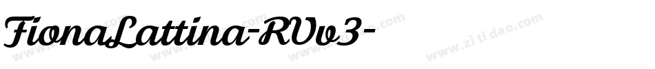 FionaLattina-RVv3字体转换