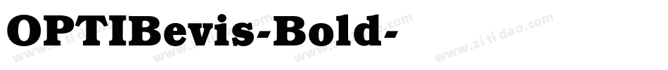 OPTIBevis-Bold字体转换