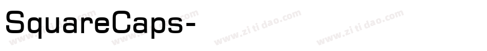 SquareCaps字体转换